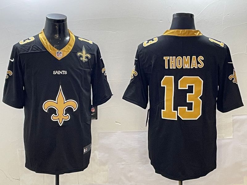 Men New Orleans Saints #13 Thomas Black Brigade standard 2025 Nike Limited NFL Jersey style 2->new orleans saints->NFL Jersey